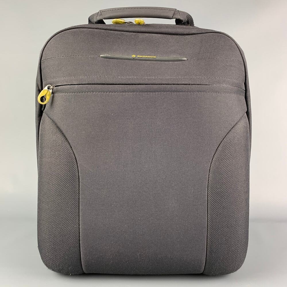 SAMSONITE Charcoal Nylon Rectangle Backpack